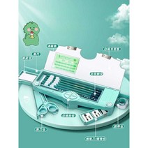 만능필통 초등학생 플라스틱 다기능 2단 초등학생여자, I