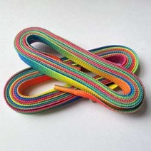 아이스하키 용품 숄더 스트랩 장비 왁스 레인보우 신발 끈 어린이 및 청소년 성인 컬러, 96인치(243.84cm)