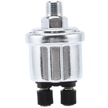 VDO 범용 오일 압력 센서 1 / 4npt 13mm 0-10bars Genset 부품 압력 측정 장비 알람 발생기 센서, 하나, 은