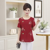 SAMARA 중년블라우스 엄마옷 50대 중년 블라우스 봄옷 빅사이즈 미시옷 RX177
