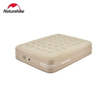 차박용품 네이처하이크 에어 매트리스 글램핑 매트 PVC 공기 주입식 수면 두꺼운 2인용 럭셔리 캠핑 침대 펌프 내장, [03] Green-double