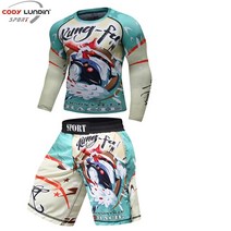 주짓수도복 유도복 남성용 러쉬가드 티셔츠 바지 MMA 복싱 무에반바지 킥복싱 복서오 스포츠 정장 저지 Jiu Jitsu 의류