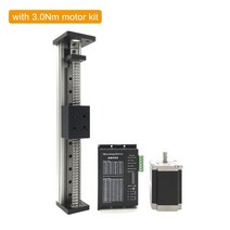가이드 서보 모터 액츄에이터 CNC 볼 스크류 슬라이드 테이블 키트 42mm 너비 선형 레일 스테이지 액추에이터 SFU1204/1605/1610 100-1000 스트로크 핸드 휠, [12] 400mm Stroke SFU1610, [03] with 3Nm motor kit
