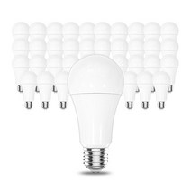 장수램프 LED 전구 10W [20개입] 벌브 램프 세트, 주광색(하얀빛)
