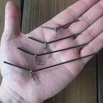 유동형 파이프편대 스네이크천칭 원투낚시 자작채비, 원샷 파이프편대 9cm