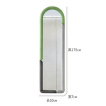 비정형 전신 거울 조명 물결 스탠드 대형 엔틱 미드센츄리거울북유럽 메이크업 거울 서 침실 대형 전신 나, 02 Style 2 50x175cm