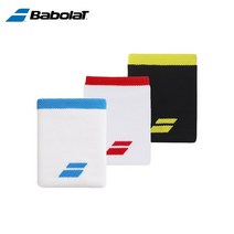 바볼랏 로고 점보 1단 손목밴드 (3색), 블랙/옐로우