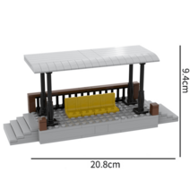 레고호환 시티 기차 교량 통로 액세서리 교차로 역부품, AC