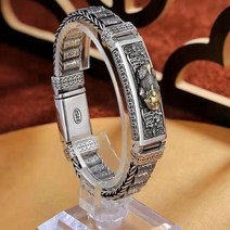 남자 팔찌 남자 환적주 복고풍 재물진보 족제비 걱정 팔찌 루통 팔찌