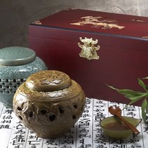[지리산뱀사골토종꿀] 상감청투각 황실투각도자기 2.4kg, 상세설명 참조, 상감청투각+황실투각도자기 2.4kg