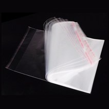 30x40+3.5 opp 투명 접착식 포장 비닐 봉투, 6개