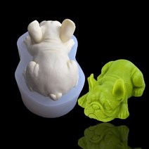 New Dog Soap Silicone Mold for Fondant Chocolate Candy Cake Decorating Candle Making Mould Home Deco