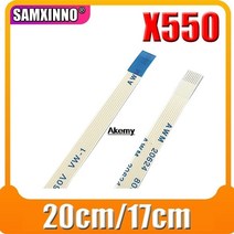 새로운 FFC FPC 유연한 케이블 아수스 K550C A550V X550CL X550VB X550CA Y581C 6 핀 전원 스위치 플렉스 20cm 17CM
