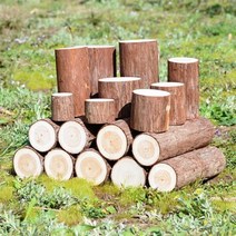 캠핑 장작 거치대 엔틱 보관대 벽난로 장작 스탠드, 지름 8-9cm 길이 30cm