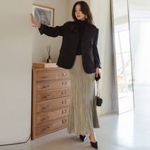 SKO052 링클 머메이드 밴딩 롱 스커트