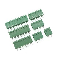 KF2EDGK 5.08 2EDG PCB 2핀 ~ 12 직선 곡선 니들 커넥터 플러그인 터미널 블록 피닉스 컨택트 Degson 10개, 01 Straight needle_09 10P