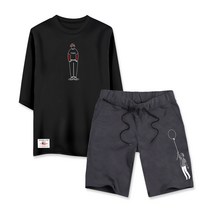 티짱 TSET_SP24 반바지세트 남여공용 빅사이즈 트레이닝복 상하의세트