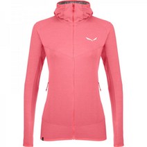 SALEWA 살레와 등산 자켓 Light Micro PL FullZip 후드티 Women calypso coral mel 6205