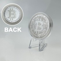 기념주화 비트코인선물 모형소품36 종류 BNB Chainlink Bitcoin Ada 동전 Dogecoin Ethereum Z 리플 Cardan, 04 Bitcoin Silver 2