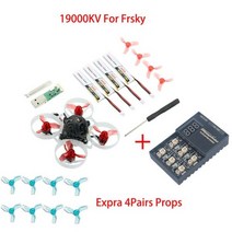 JMT Mobula6 HD Mobula 6 1S 65mm Brushless Bwhoop FPV 레이싱 무인기 4in1 Crazybee F4 Lite Runcam Nano3 Preo, Mobula6 19000KVFrsky 3