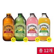 분다버그 핑크3개+망고3개+진저3개+레몬라임3개, 12개입