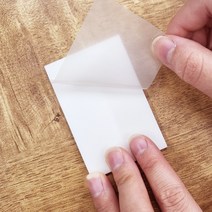 PET 투명 메모지, 대형