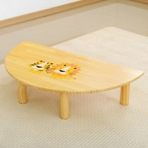 교구용가구 D42 숲속 친구 반달 어린이 책상, 선택:반달책상(카멜레온)
