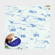 3M 원형 양면테이프 원형조각 실링왁스 청첩장 테이프 스티커 10p, 28mm