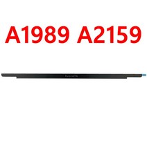 새로운 A1706 A1989 LCD 스크린 베젤 전면 로고 유리 커버 Macbook Pro 13 