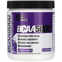 EVLUTION NUTRITION BCAA5000 퓨리어스 그레이프