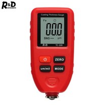도막두께측정기 자동차 도장 도색 두께 측정기 R & D-도막 두께 측정기 TC100 자동차 페인트 코팅 자동, 01 Red