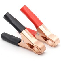 케이블트레이 실리콘전선 와이어메쉬 악어클립 1-20pcs 50a 레드 + 블랙 80mm 악어 자동차 캐러밴 밴 배터리 테스트 리드 클립 베스트 프로모션 악어 클립 호환 지원, 블랙 20개