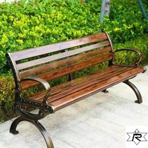 공원벤치 테라스 야외용 정원 평벤치 등받이 카페 의자 나무 방부, A고동로얄우드몰드1.2m