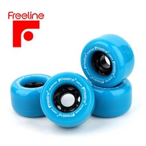 프리라인 Freeline 스케이트 보드 휠 롱보드 드리프트 패들 보드 바퀴 부품 (4개 1세트), 블루 4개 세트 (베어링 포함)