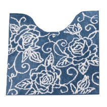 센코 클리어 로즈 화장실 매트 약 60 × 60cm 블루 87938