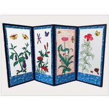 초등 어르신미술 민화병풍 사군자 초충도 일월오봉도 미술만들기, 6.초충도