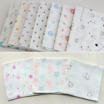 [무루땅콩기저귀] [무루]소프트사각천기저귀+손수건 세트, 상세 설명 참조, 종류:수줍은토끼