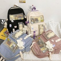 학원 소풍용 여자 초등고학년책가방 여성 커플 조카 배낭 방수 딸