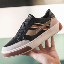 남자 운동화 캔버스 가죽 발편한 캐주얼 볼넓은 정장 남성 세무