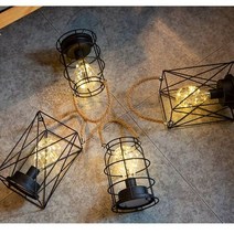 무선 고급스러운 디자인 깔끔 튼튼한 무드등 초롱불, 언올마켓 사각초롱