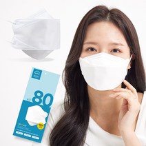 국산 KF80 바이오셀프케어 황사방역용 대형 일회용 마스크, 1개, 100매