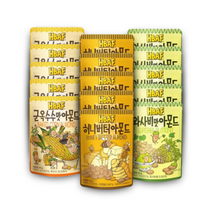 길림양행 HBAF 허니버터 와사비맛 군옥수수맛아몬드 40g x 5개 세트(총15개), 40gX5(총15개)