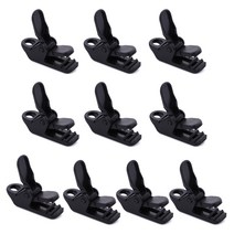 10pcs 캐러밴 턱 그립 그립 텐트 차일 클립 캠핑 타프 캔버스 클립 스냅 그립퍼, 기본, [01] A