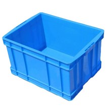 내쇼날플라스틱 플라스틱박스 대형 부품함 부품상자, 610X420X260mm회전율 상자  뚜껑