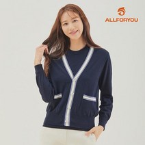 올포유 올포유 모델착장 여성 포인트 가디건 ALSCK8141-915_G