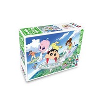 웅진북센 짱구는못말려 직소퍼즐 300PCS 외계침공, One color | One Size, 8809731783891