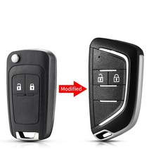 호환 자동차원격시동 원격시동경보기 KEYYOU For Chevrolet Cruze Epica Lova Camaro Impala Buick 수정된, 01 Modified 2 Buttons