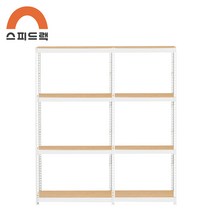 스피드랙 조립식 창고 대형 앵글 철제선반 1700 x 600 x 2400 4단, A형 1100+600, 화이트