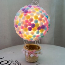 열기구 수면등 침대 벙커침대 DIY 모빌 아이방꾸미기 아기방꾸미기, 대형 마카롱