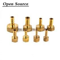 공압 파고다 커넥터 4 6 8 10 12 14 16 19 25mm 호스 바브 암나사 1/8 3/8 황동 파이프 피팅, 07 16mm_02 3/4